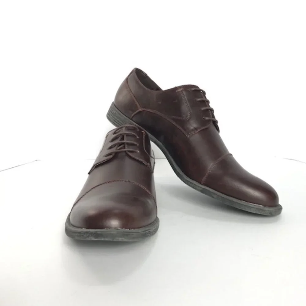 Viotti Men's Brown Casual Shoes with Laces Man Made Material Sizes 8.5 - 10.5